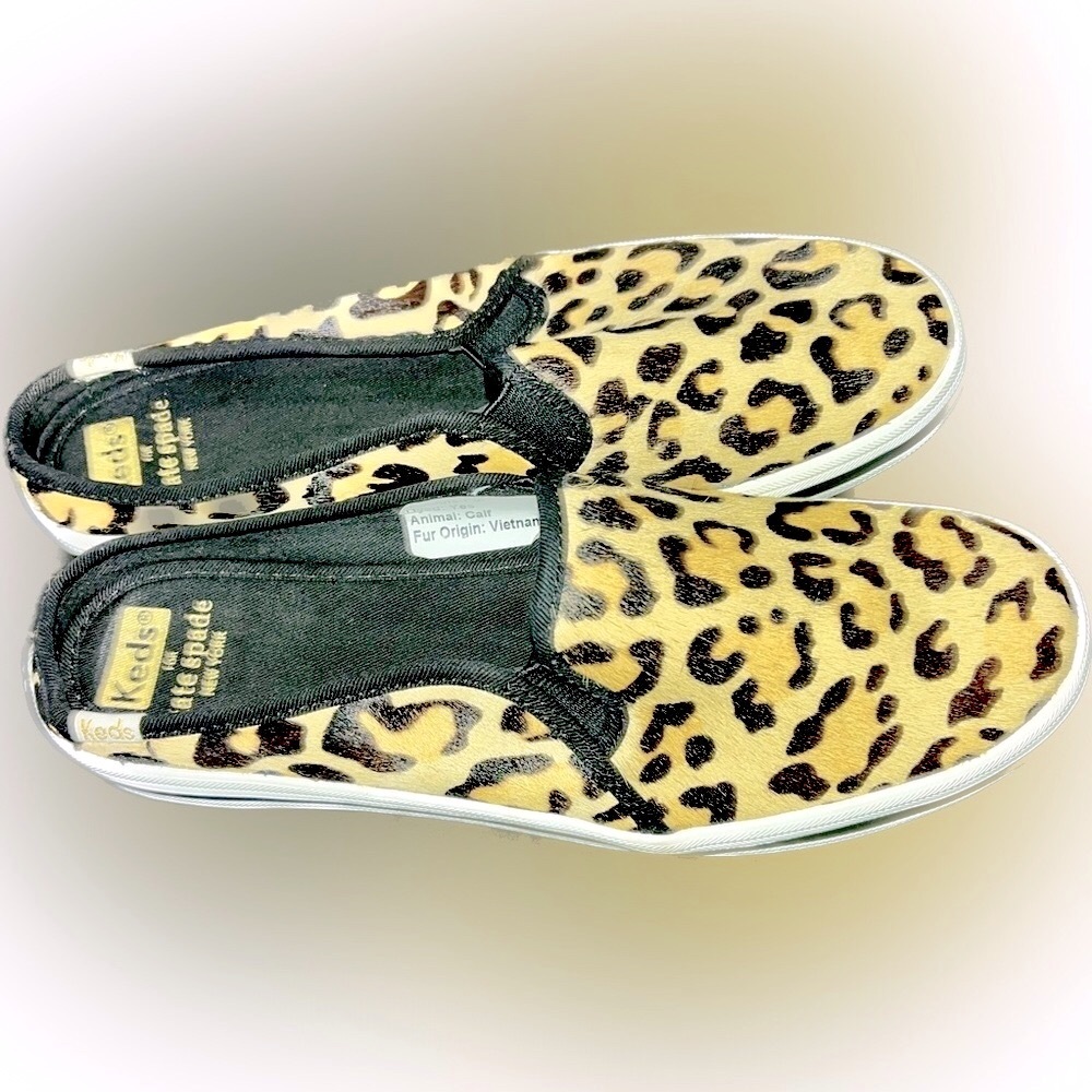 keds kate spade leopard